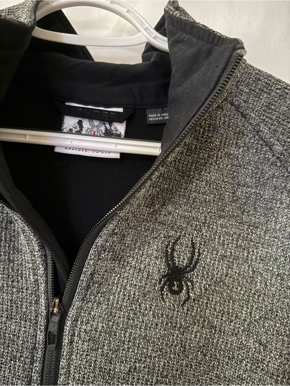 SPYDER Outbound Quarter Zip Pullover Sweater Size M - Picture 10 of 15